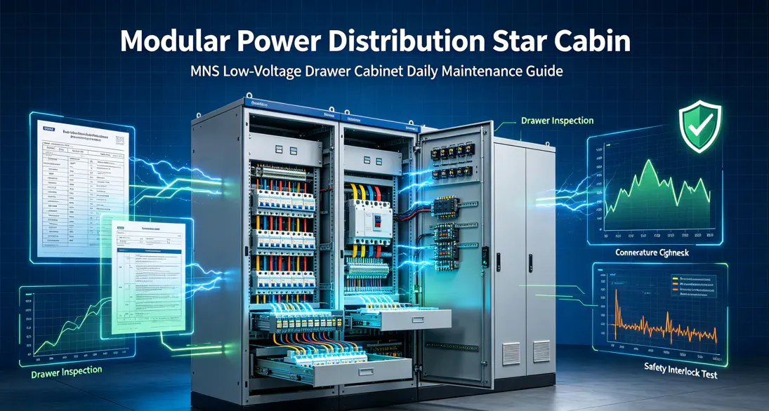 "Modular Power Distribution Star Bay – Daily Operation and Maintenance Guide for MNS Low-Voltage Drawer Cabinets"