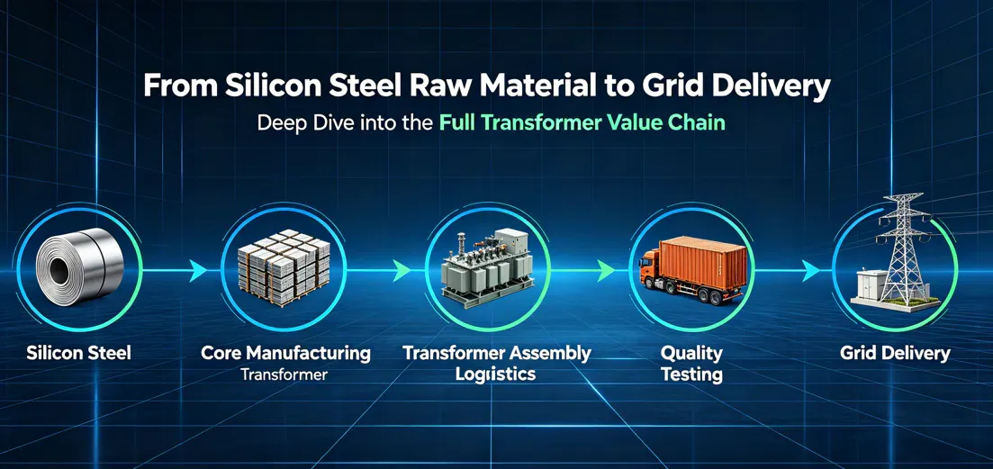 From Raw Steel to Grid Delivery: Unpack the Full Value Chain of Transformers